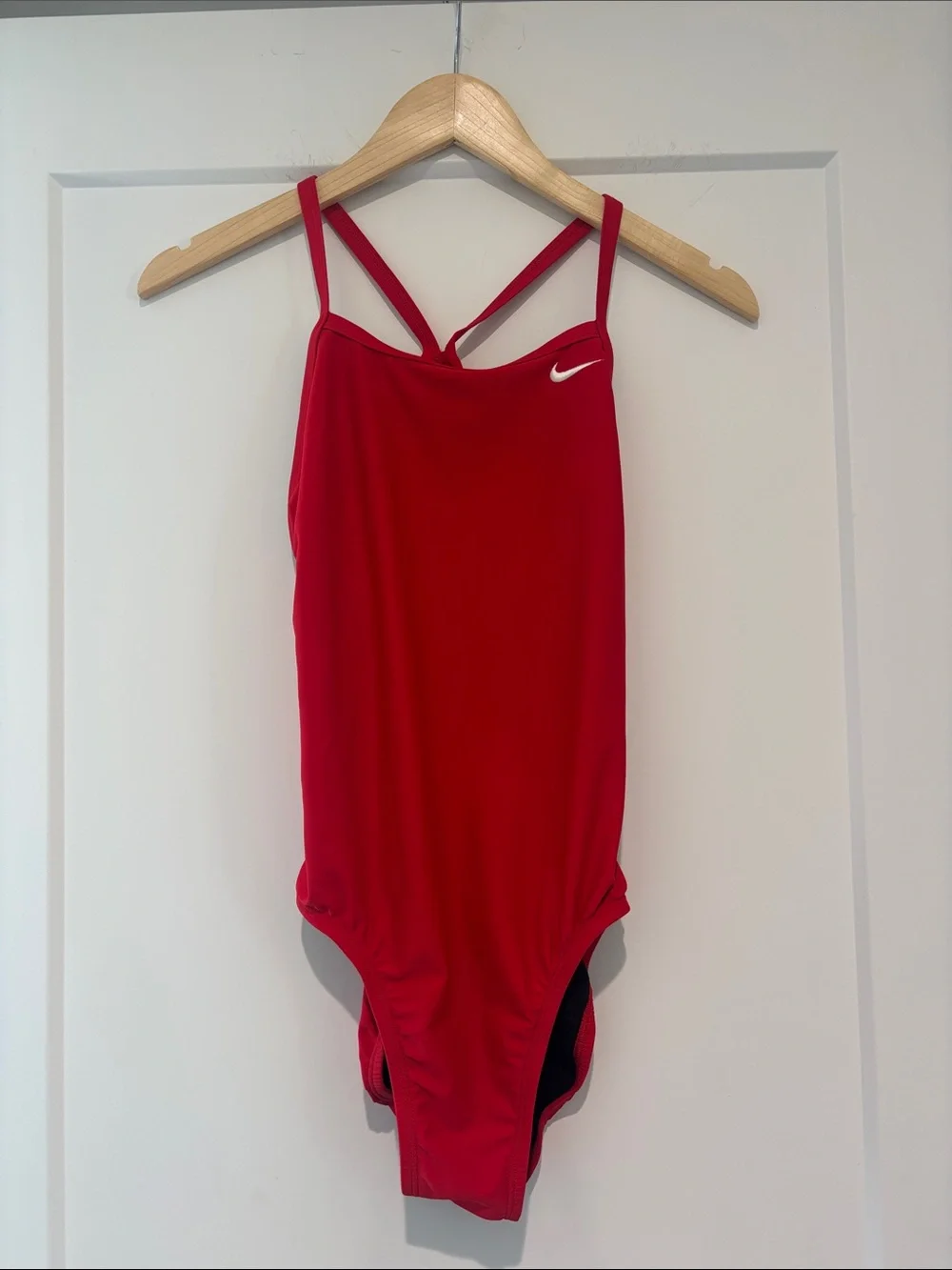 Nike Vintage Women’s Red Strapped One-Piece Swimsuit